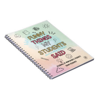 Funny Sak mitt Studenter sa journal Anteckningsbok