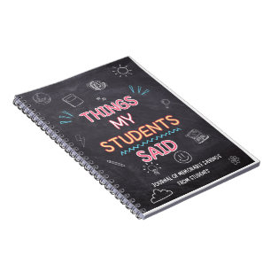 Funny Sak mitt Studenter sa journal Anteckningsbok