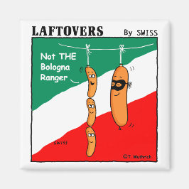 Funny Salami Bologna Magnet for Hett Hundälskares