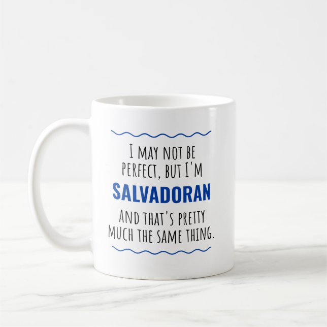 Funny Salvador El Salvador Gift Idea Kaffemugg (Vänster)