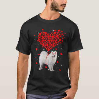 Funny Samoyed Dog Valentine Pet Puppy Dog Lover T Shirt