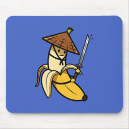 Funny Samurai Banana Ronin Cartoon Illustration Musmatta