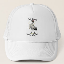 Funny Sandhill Crane Too Glam  Keps