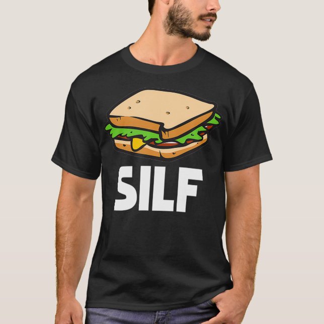 Funny Sandwich SILF och deli     subgift T Shirt (Framsida)
