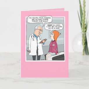 Funny Sång i mitt födelsedagskort Kort