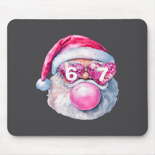 Funny Santa 67 Bubblegum Nk Christmas Six Seven Me Musmatta (Framsidan)