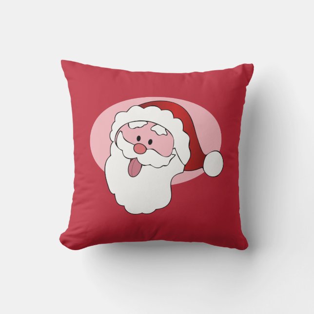 Funny Santa anpassningsbar dekorativ kudde (Framsida)