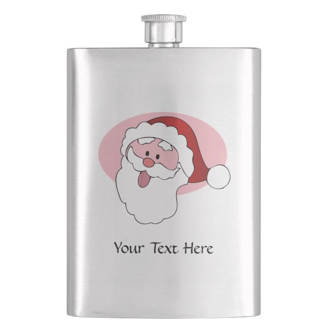 Funny Santa anpassningsbar-kolv Fickplunta (Framsidan)