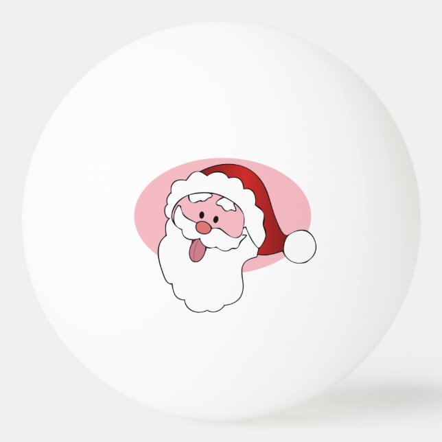 Funny Santa anpassningsbar ping pong bollar (Framsidan)