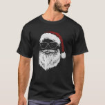 Funny Santa Ansikte med sunglass Hat Beard Christm T Shirt<br><div class="desc">Tjuny Santa Ansikte med solglasögon Hat Beard Jul T Shirt</div>