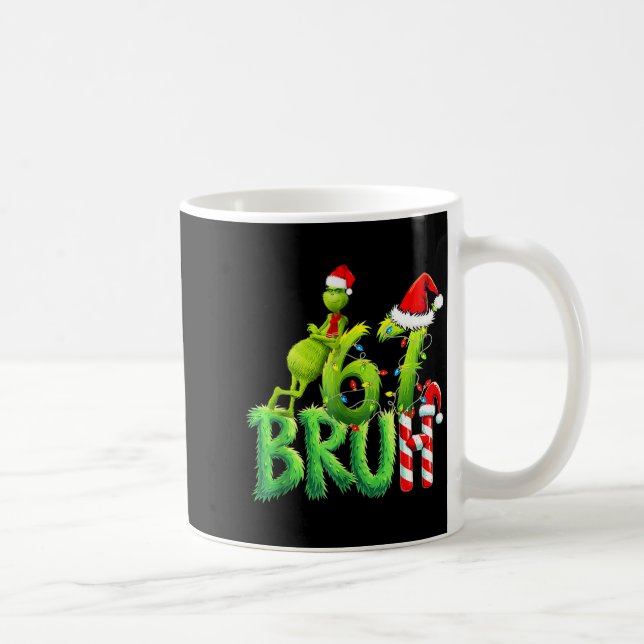 Funny Santa Bruh Christmas Meme 6 Gift Men, Women  Kaffemugg (Höger)