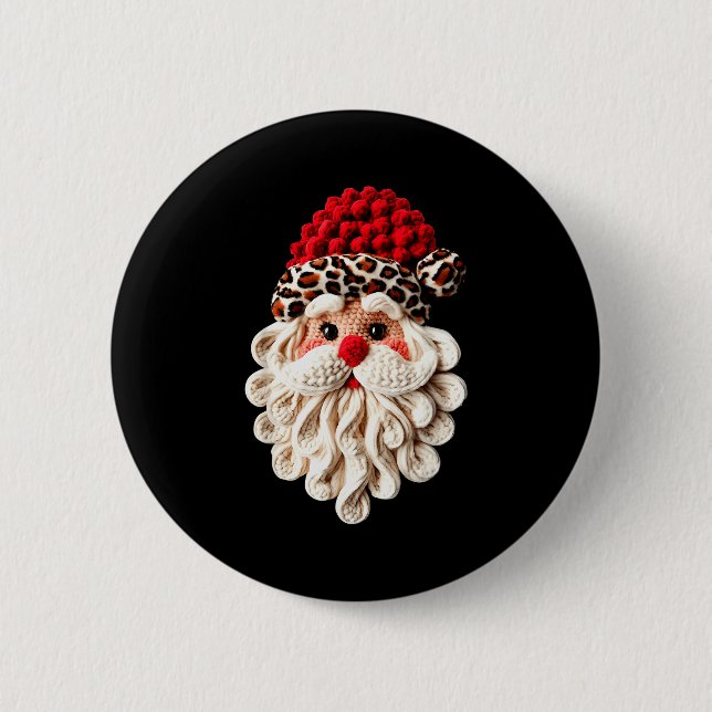 Funny Santa Claus Crochet Pajamas Holiday Xmas Chr Knapp (Framsida)