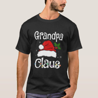Funny Santa Grandpa Claus jul Matching Famil T Shirt