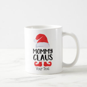 Funny Santa Hat Mamma Claus jul Helgdag Kaffemugg