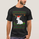 Funny Santa Hat Matching Ugly Arctic Hare Christma<br><div class="desc">Den fina jultomten Matching Ugly Arktis Hare jul.</div>