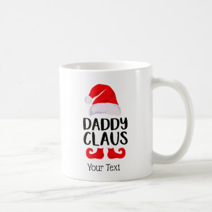 Funny Santa Hat Pappa Claus jul Helgdag Kaffemugg
