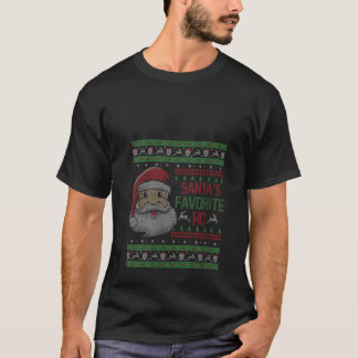 Funny Santa Ho Meme Funny jultomten Ugly Chr T Shirt