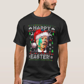 Funny Santa Joe Biden Glad påsk God jul T Shirt