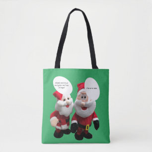 Funny Santa Joke Tygkasse