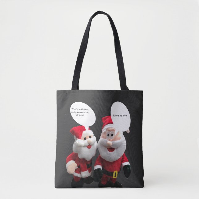 Funny Santa Joke Tygkasse (Framsida)