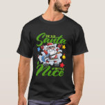 Funny Santa Kära Santa Define Nice Naughty Christm T Shirt<br><div class="desc">Lusnytomten Santa Define Nice Naughty jul</div>