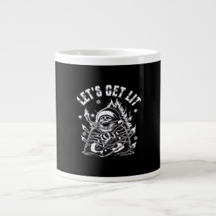 Funny Santa Låt oss Lit Classic Jumbo Mugg