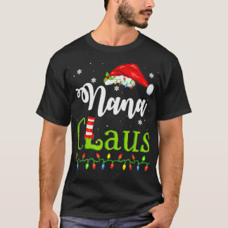 Funny Santa Nana Claus julmatchningsfamilj T Shirt