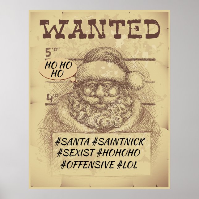 Funny Santa Poster (Framsidan)