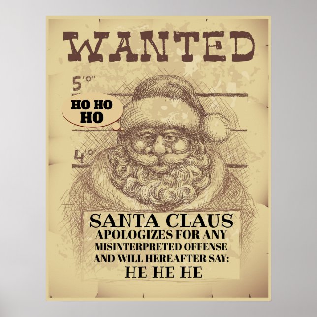 Funny Santa Poster (Framsidan)
