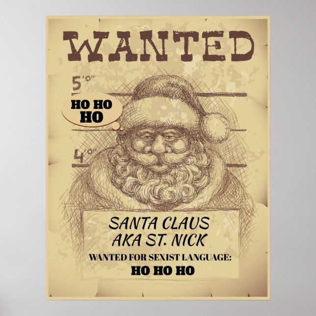 Funny Santa Poster (Framsidan)