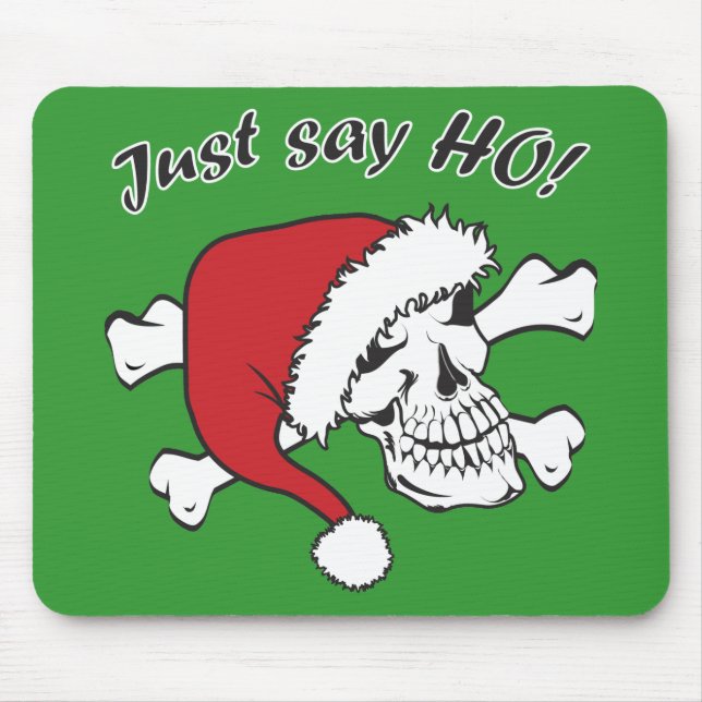 Funny Santa Skull Musmatta (Framsidan)