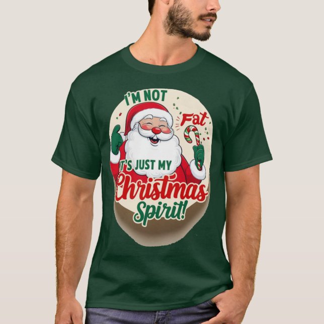 Funny Santa T Shirt (Framsida)