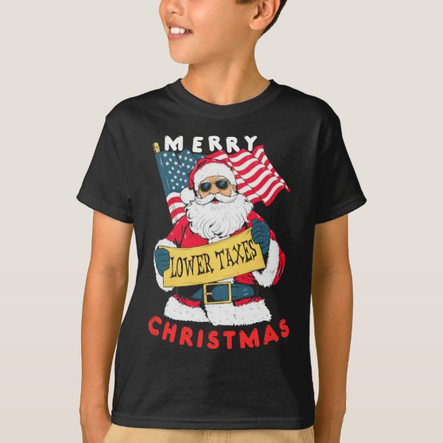 Funny Santa T Shirt (Framsida)