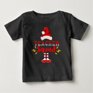 FUNNY SANTA TEACHER SQUAD - CHRISTMAS ROLIGT T SHIRT