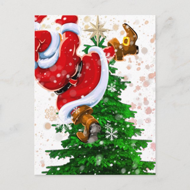 Funny Santa Vykort (Framsida)