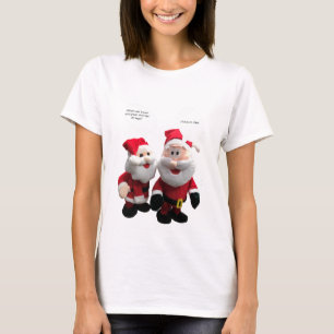 Funny Santa's Telling Joke T Shirt