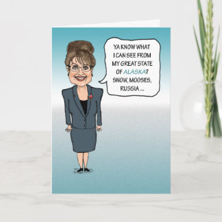 Funny Sarah Palin Birthday Kort