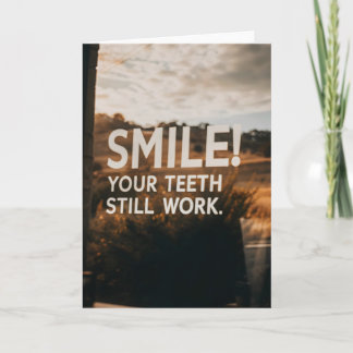 Funny Sarcasm Birthday Senior Older Age Kort