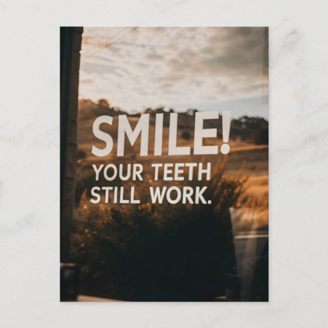 Funny Sarcasm Birthday Senior Older Age Vykort (Framsida)