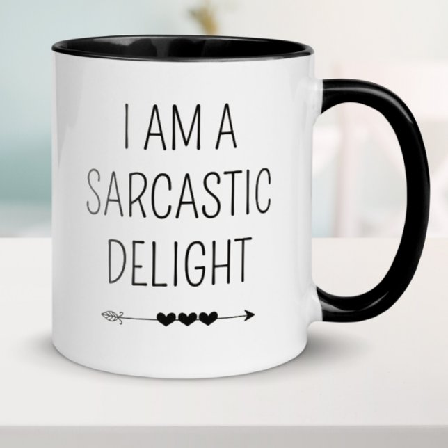Funny Sarcasm Mugg (Skapare uppladdad)