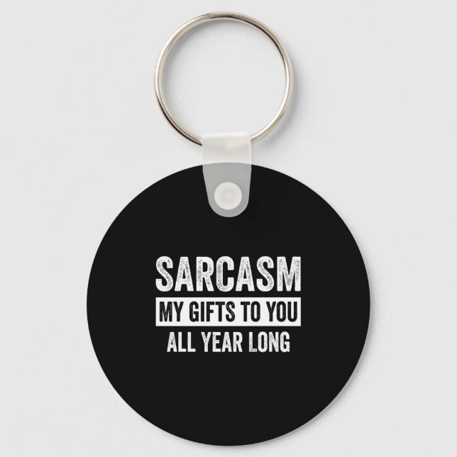 Funny Sarcasm My To You All Year Long Premium  Nyckelring (Framsida)