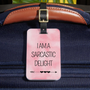 Funny Sarcasm Travel Bagagebricka