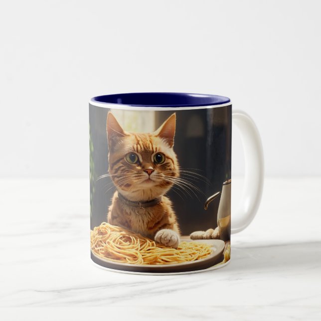 Funny Sarcastic Cat Coffee Mugg (Framsida höger)