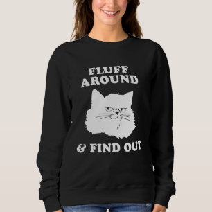 Funny Sarcastic Cat Dam Cites Fluff runt citatteck T Shirt