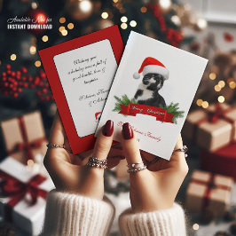 Funny Sarcastic Cat Santas Hjul Party Julkort