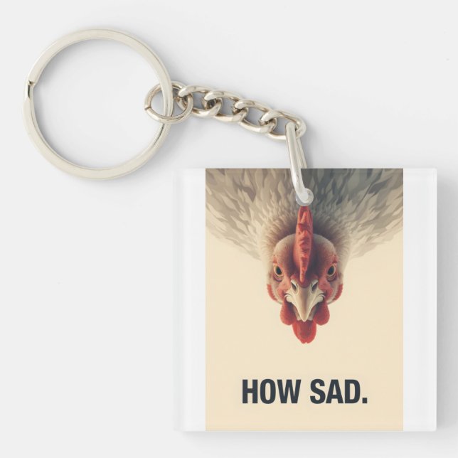 Funny Sarcastic Chicken How Sad Upside Down Meme A (Framsidan)