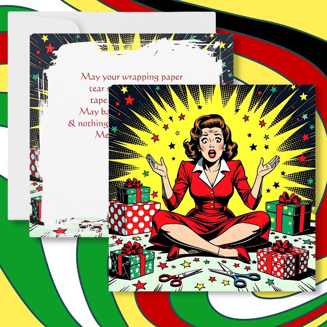 Funny Sarcastic Christmas Humor Kort (Skapare uppladdad)