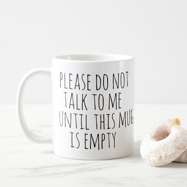 Funny Sarcastic Coffee Drinker Gift Kaffemugg (Med munk)