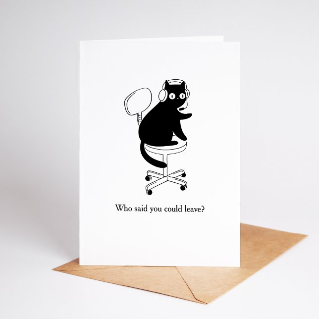 Funny & Sarcastic Congratulations on New Job Card Kort (Skapare uppladdad)
