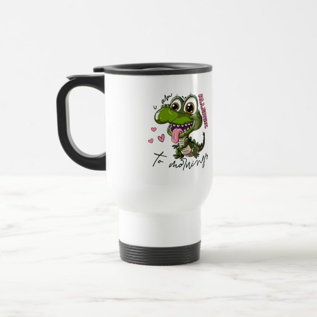 Funny Sarcastic Dinosaur Mugg (Vänster)